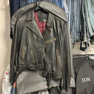John Varvatos leather jacket